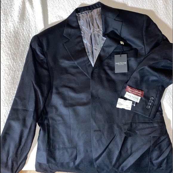 Jack Victor Black Cashmere Sports Jacket